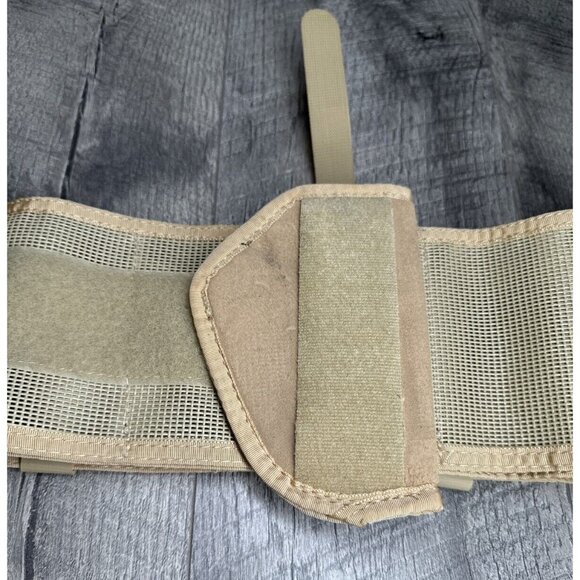 Uncle Mikes Sidekick Waistband Belt with Size 3 Holster Tan Adjustable Hook Loop - Picture 4 of 8